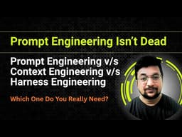 Harness Engineering Is Here. Is Prompt Engineering Dead?