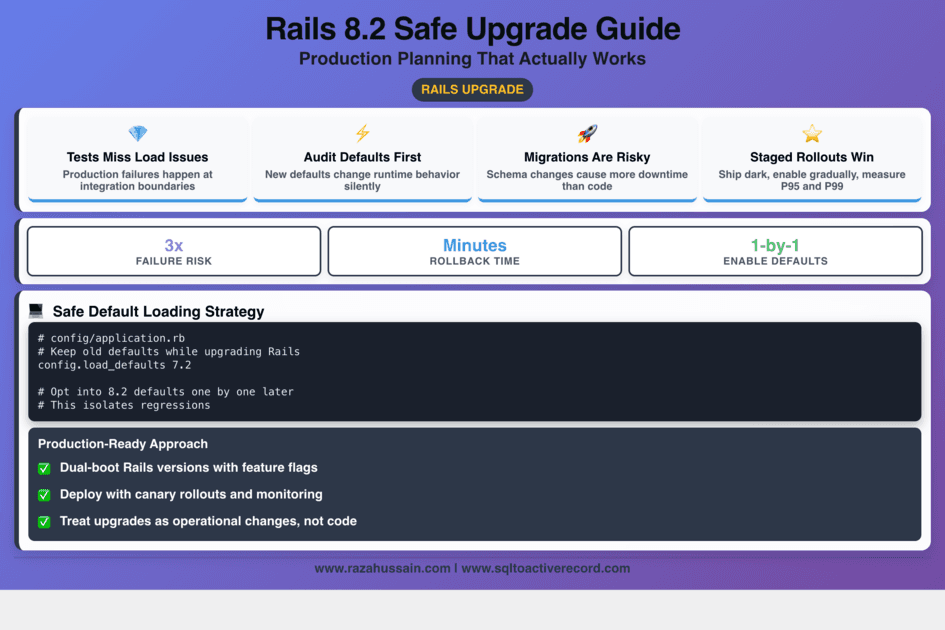Upgrading to Rails 8.2 Without Downtime | SQL to ActiveRecord