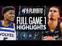 Minnesota Timberwolves vs San Antonio Spurs - FULL GAME 1 HIGHLIGHTS | 2026 NBA Playoffs