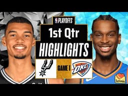 Spurs vs Thunder Highlights Today 1st Qtr P2 | May 18 | 2026 NBA Playoff Full Highlights Game 1