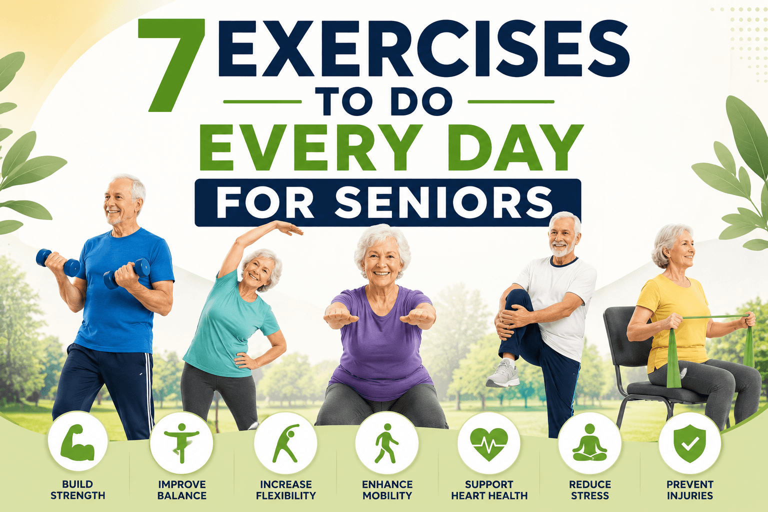 7 Exercises to Do Everyday for Seniors: Improve Balance ...