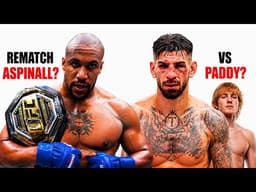 LES COMBATS À ORGANISER APRÈS L'UFC FREEDOM 250