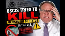 USCIS Tries to Kill Adjustment of Status in the U S