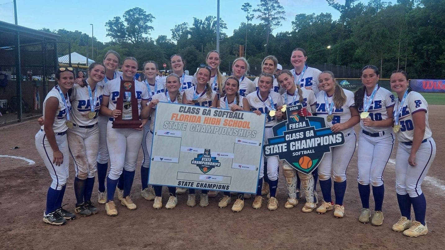 Pace softball beats Bartow for 2nd 6A championship in last 3 years