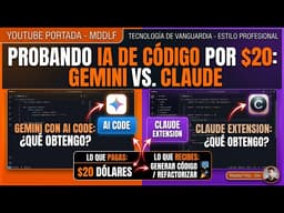 ¿Qué IA te da MÁS por $20? Gemini AI Code vs Claude 💰