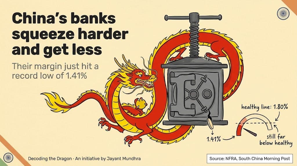 #97: Why do China's banks make 1.41% while India's make 3%?