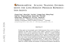 ProgramGym: Scaling Training Environments for Long-Horizon Program Reproduction Agents