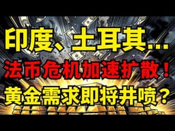 法币危机加速扩散！印度、土耳其只是开始？黄金叙事即将改写！#黄金#美债#汇率