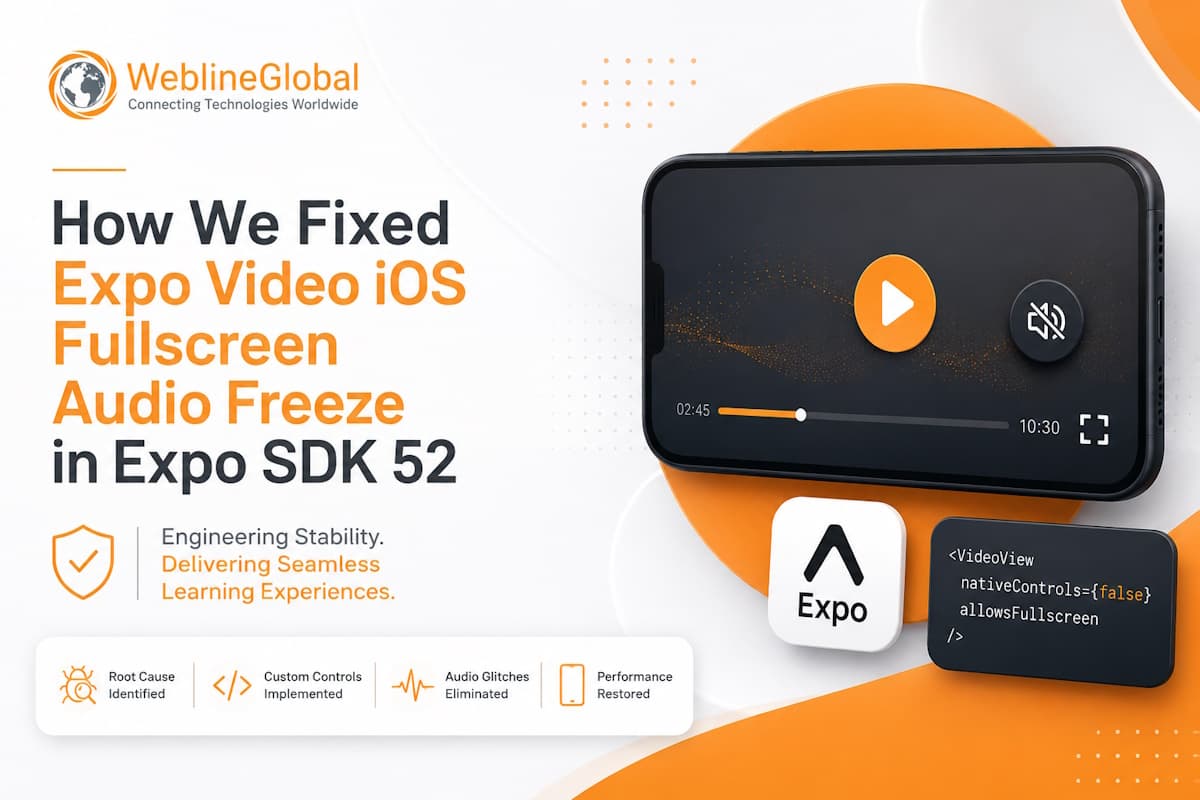 Expo Video iOS Audio Freeze Fix for Expo SDK 52