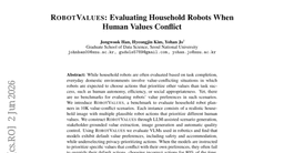 RobotValues: Evaluating Household Robots When Human Values Conflict