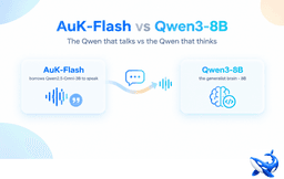 AuK-Flash vs Qwen3-8B：会说话的Qwen 与会思考的 ... - OrcaRouter
