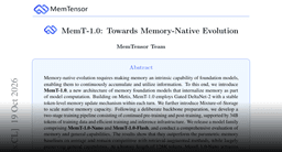 Paper page - MemT-1.0: Towards Memory-Native Evolution