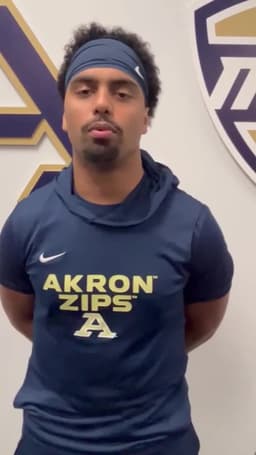 Akron football player Cyrus Durham talks ahead of 2026 season ...