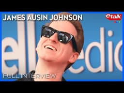 James Austin Johnson says "people followed me home" after Connor Storrie SNL promo | Interview