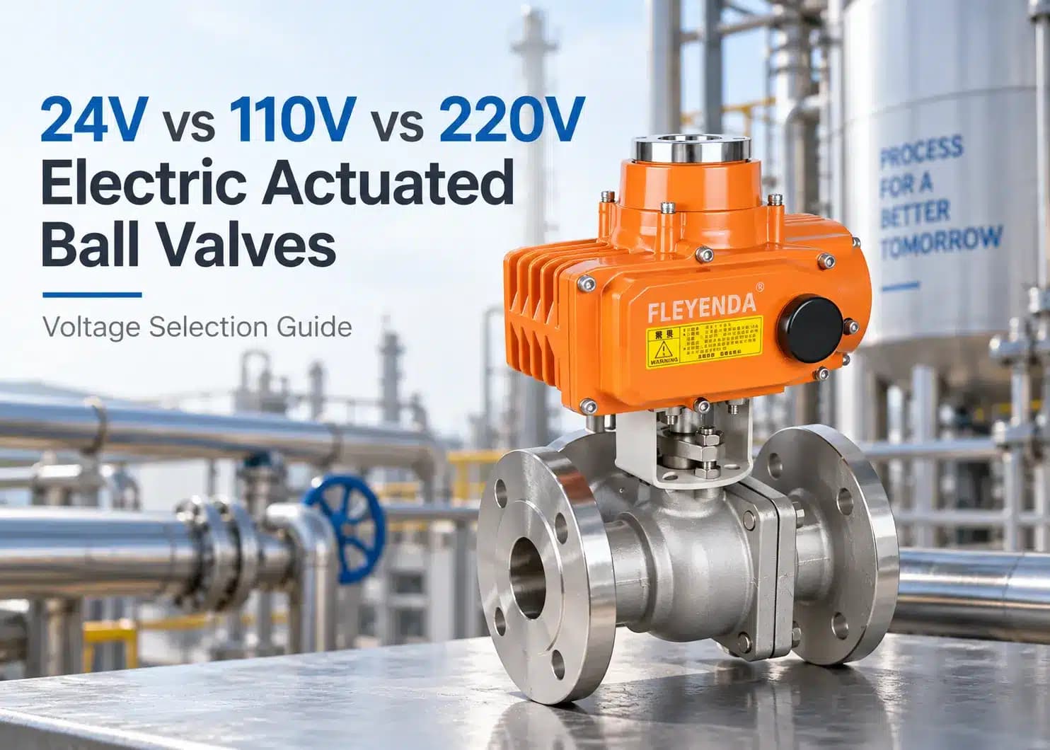 24V vs 110V vs 220V Electric Actuated Ball Valves