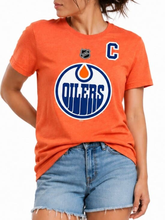 Adidas Mcdavid 97 Oilers Tee Shirt Large - Poshmark