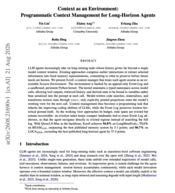 @omarsar0: Impressive work from Alibaba.

(bookmark it)

If you build long-running agents and keep rewriting yo...