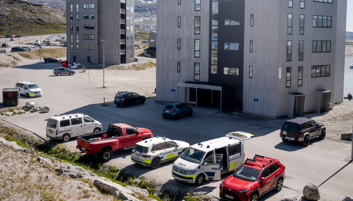 Politi stærkt til stede: To personer anholdt