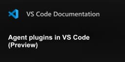 Agent plugins in VS Code (Preview)