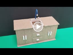 How to Make Kitchen Cabinet with Cardboard | DIY Cardboard Furniture