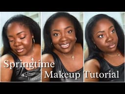 Neutral Spring Makeup Tutorial 🌼 | Talk Through for Women of Color | Perfect for Any Occasion