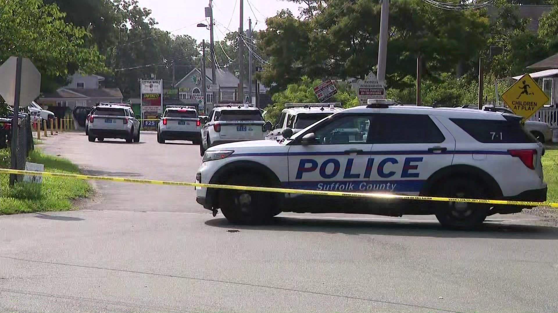 Large Police Presence In Mastic