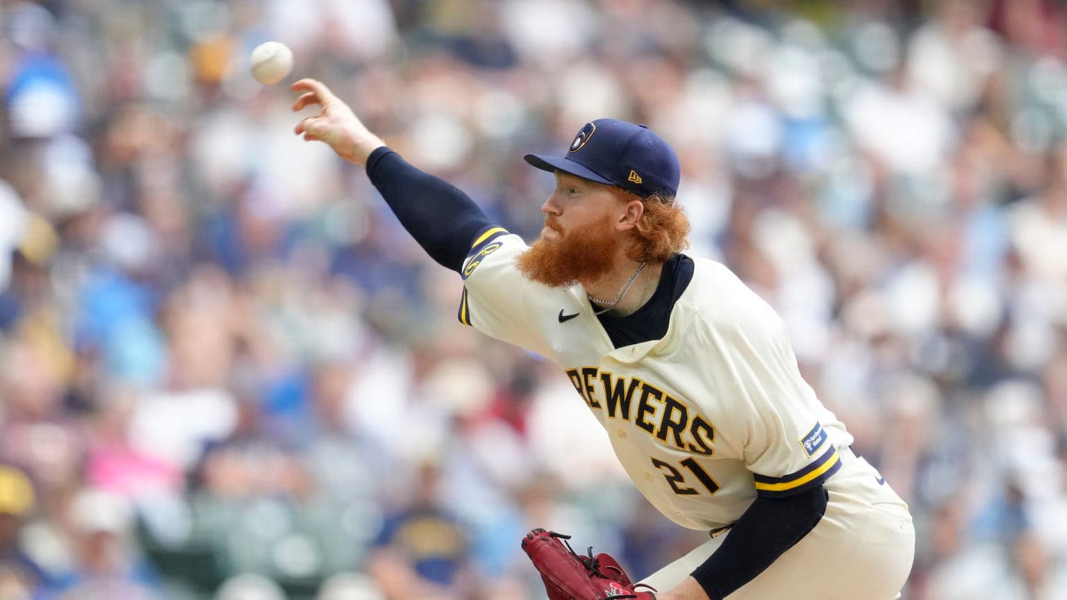 Dustin May notches five in Brewers' debut | 08/06/2026