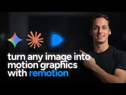 Animate any nano banana graphic with remotion (Prompts + Skills)