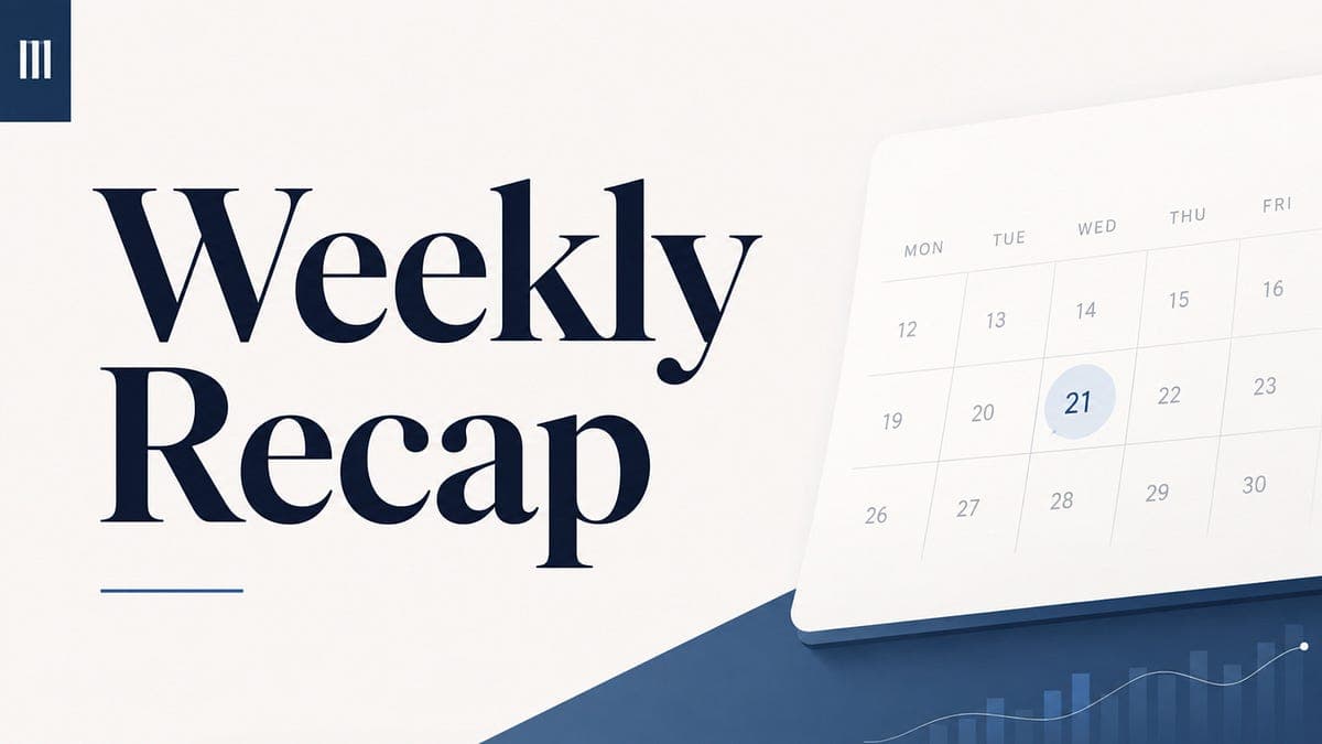 Week Recap: The Consumer Holds. The Bond Market Doesn't.