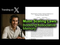 Muon Scaling Laws: Boosting Associative Memory