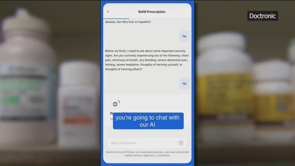 AI prescription refill program sparks health privacy debate