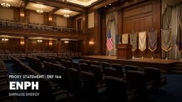 Enphase Energy 2026 proxy outlines pay and board votes | ENPH Proxy Statement