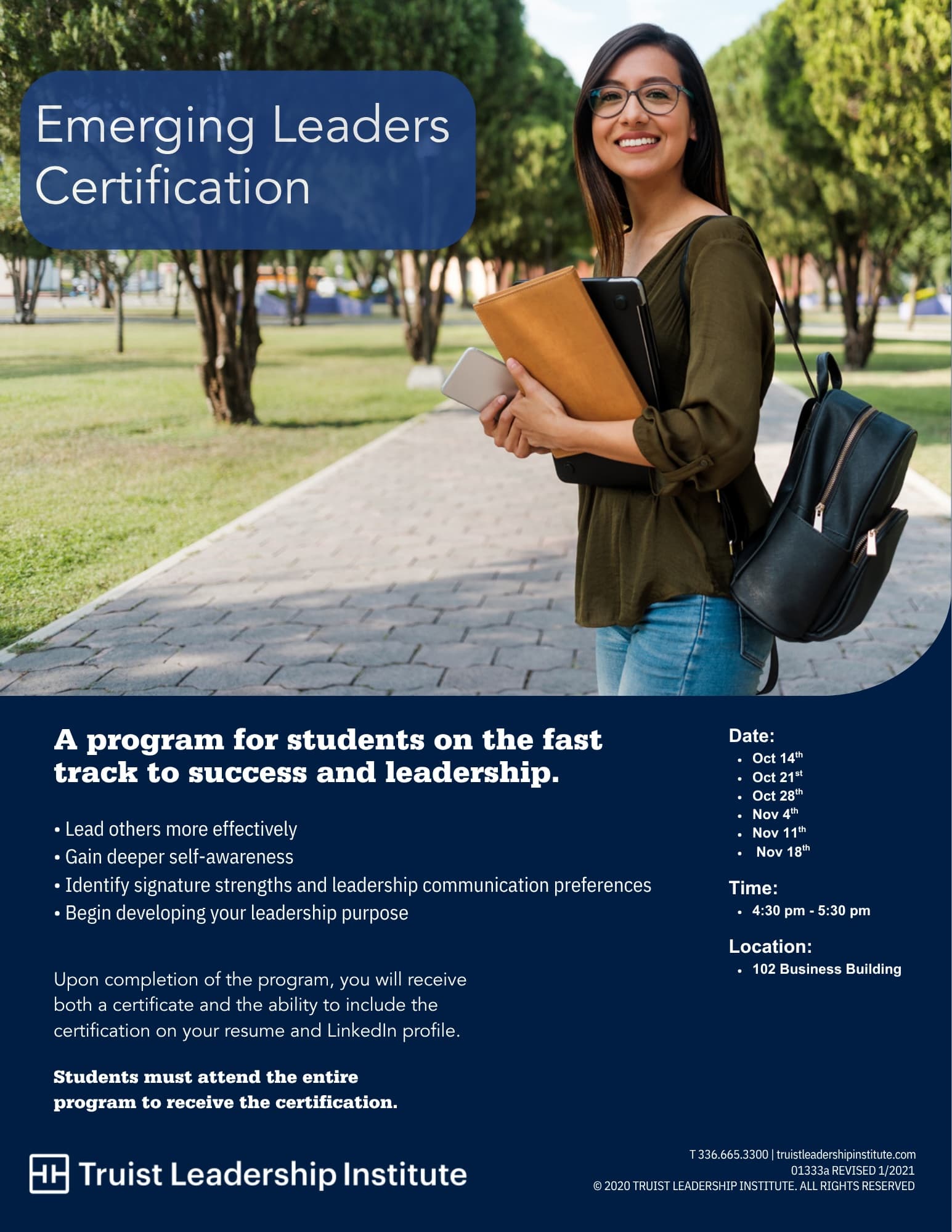 Truist Leadership Certification Class – Deadline to Register is