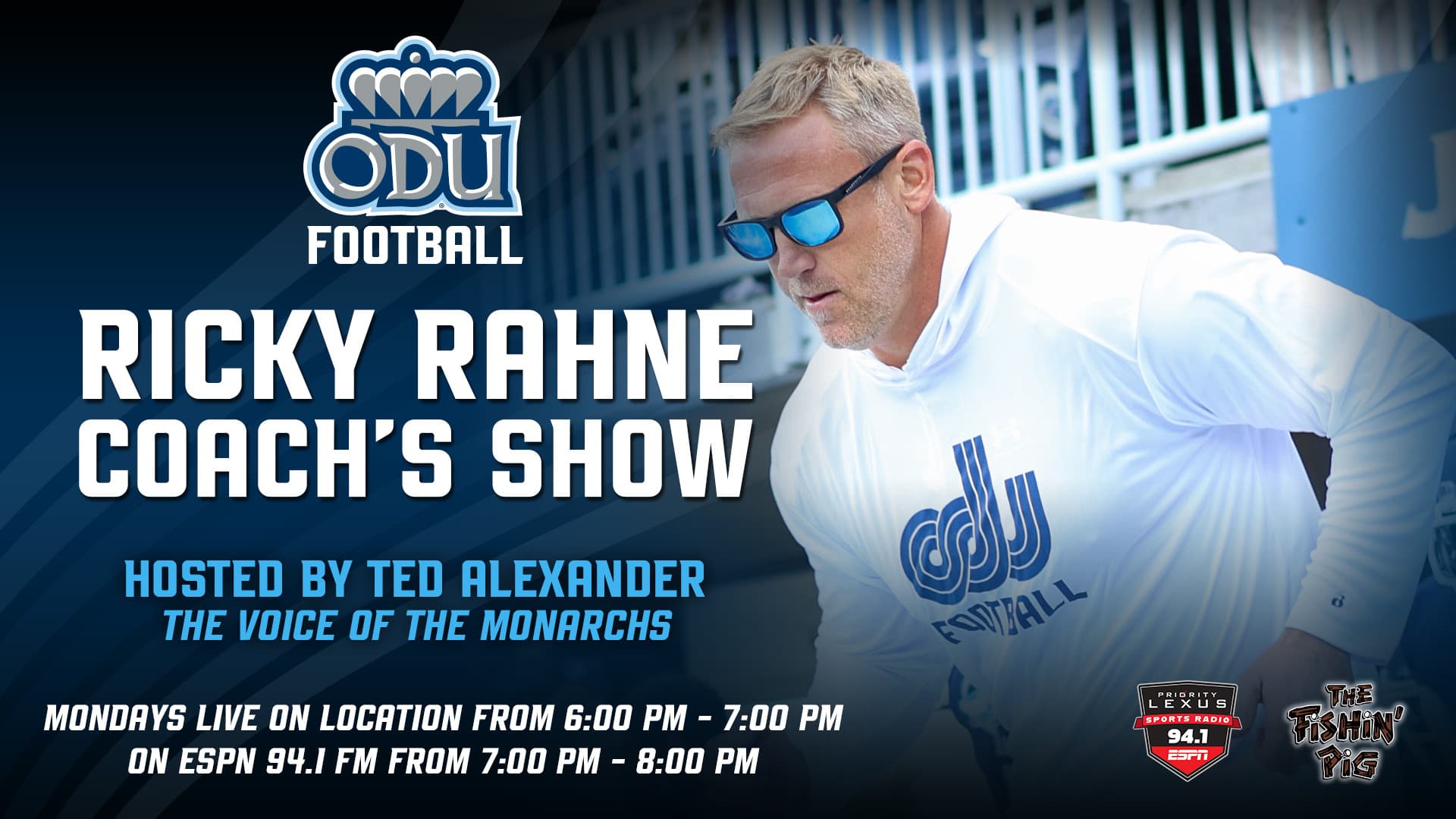 RICKY RAHNE COACH'S SHOW SET FOR MONDAY ...