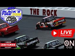 🔴Blacks Tire 200 at Rockingham. Live Nascar Craftsman Truck Series. Live Commentary & Reaction