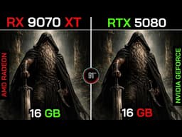 RX 9070 XT vs RTX 5080 Benchmarks | Ryzen 7 9800X3D 20 GAME TEST (FULL GPU SHOWDOWN)