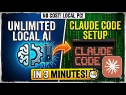 Run Claude Code FREE with Local AI in 3 Minutes (No API Key Needed!)