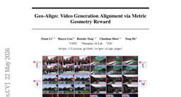 Geo-Align: Video Generation Alignment via Metric Geometry Reward