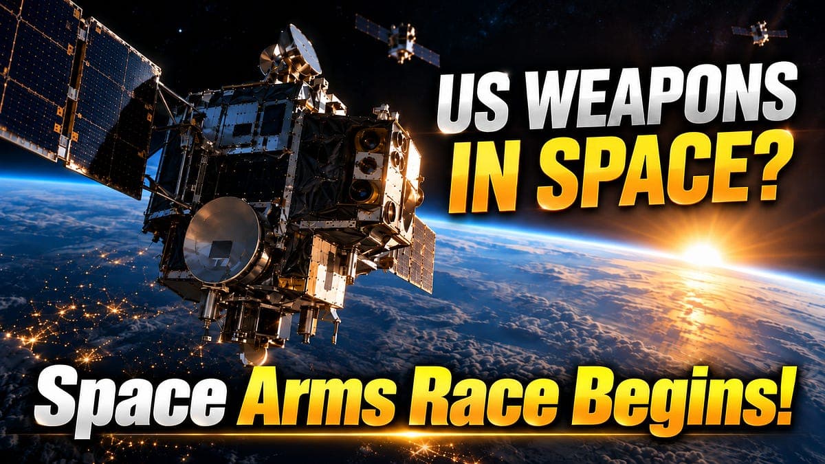 US Weapons in Space — Pandora’s Box Open? The New Arm AND Space Race!!