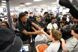 PHOTOS: Ja Morant releases new shoes at Hibbett Sports