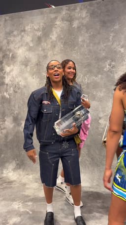 @WNBA: Huskies supporting huskies 🫰

KK Arnold is on whatever timing Azzi is on to celebrate tonight!

@Sta...
