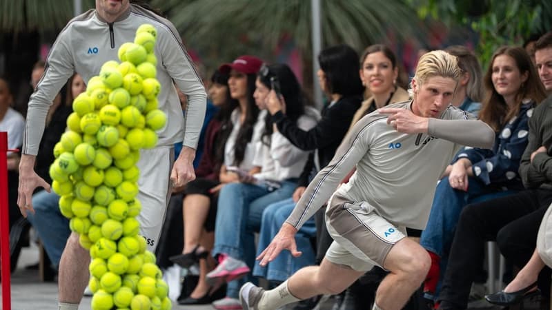 Fashion is serving at Australian Open runway show - AAP News