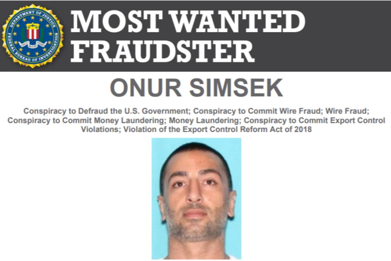 FBI offers $150,000 reward for Turkish fugitive in defense fraud case