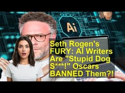Seth Rogen's FURY: AI Writers Are "Stupid Dog S***!" Oscars BANNED Them?!