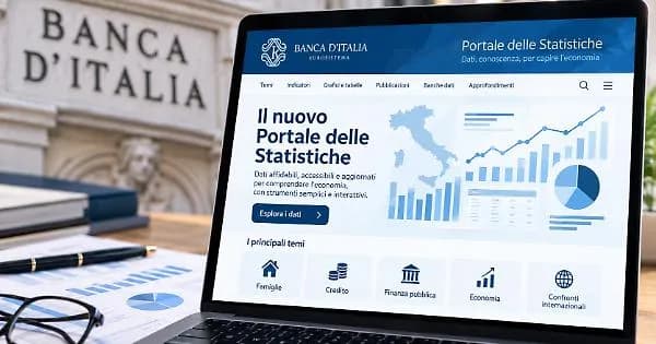 Banca d'Italia, arriva il nuovo portale delle statistiche