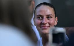 Marta Kostyuk hailed for standout wedding-inspired ...