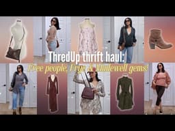 I Can’t Believe I Found These Free People, Frye & Madewell Pieces on ThredUp | Thrift Haul + Try-On