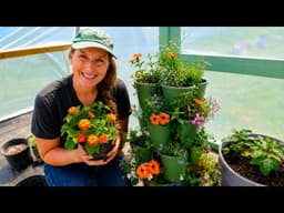 Planting My Greenstalk Towers for the Season — Herbs, Flowers + a Few Surprises