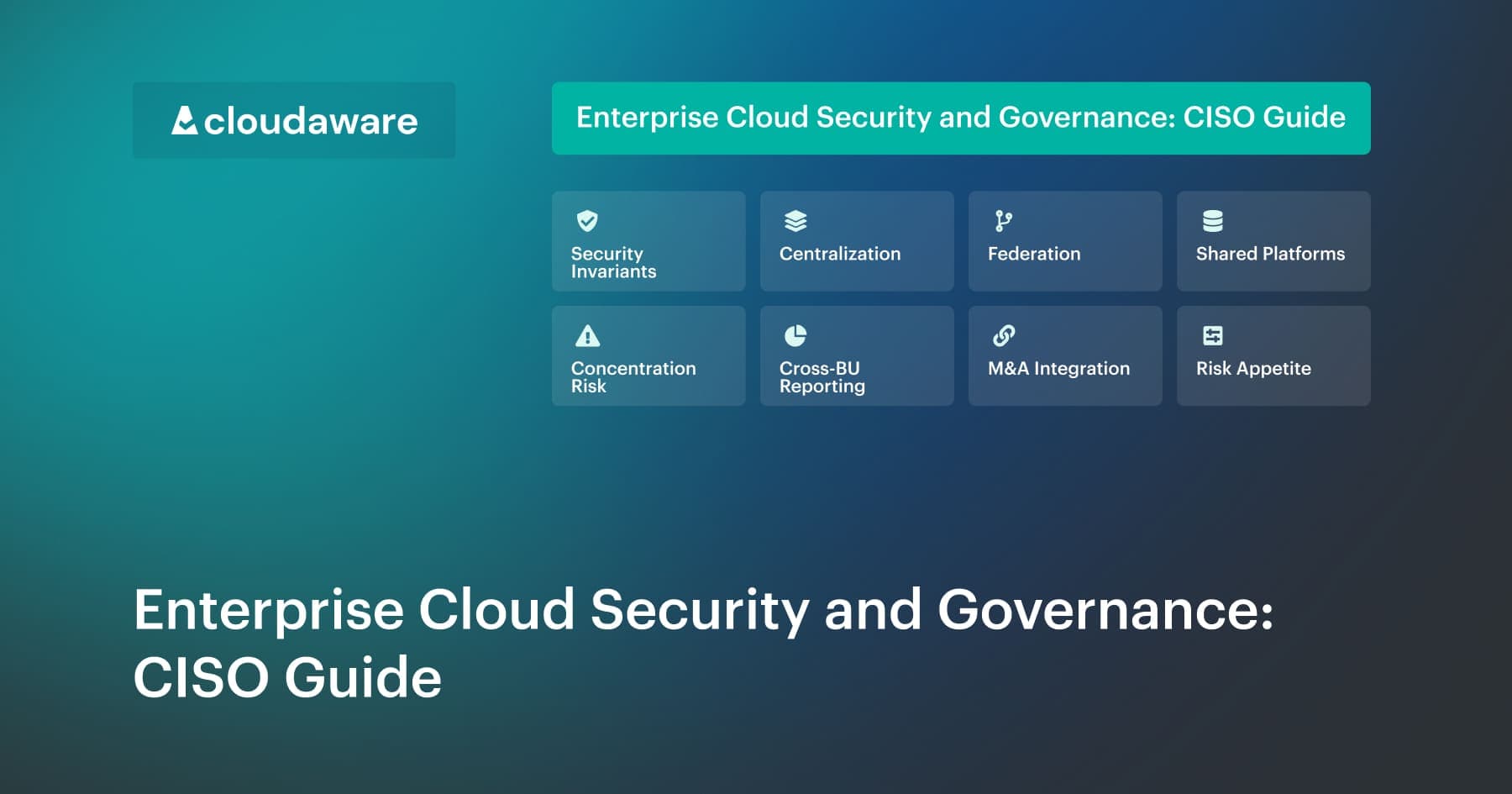 Enterprise Cloud Security and Governance: CISO Guide