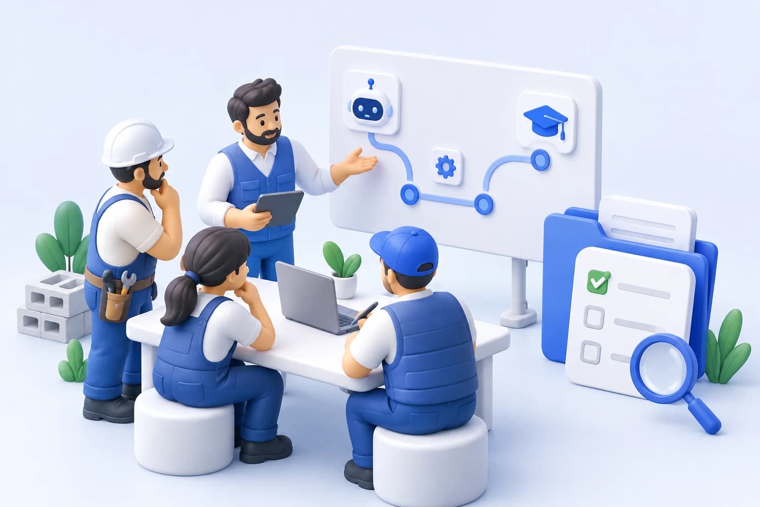 Formation IA BTP : parcours et financement - Leka Digital